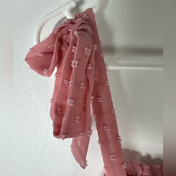 Francesca’s Candace Tiered Clip Dot Mini Dress, Size M - Picture 6 of 10